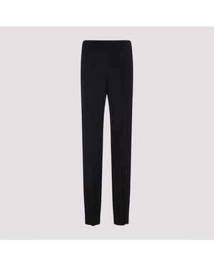 Giorgio Armani Viscose Pants - Black
