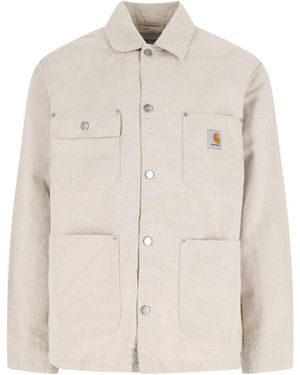 Carhartt Structured Button-Up Jacket - White