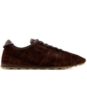 Jacquemus Les Tennis Leather Sneakers - Brown