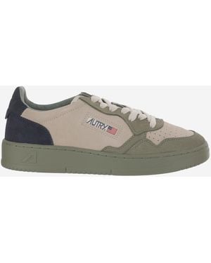 Autry Sneakers Medalist Low Suede Cow Leather Sneakers - Gray