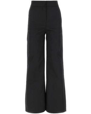 Palm Angels Flare-Leg Pants - Black