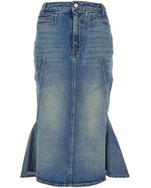 McQueen Denim Skirt - Blue