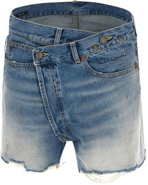 R13 Crossover Shorts - Blue