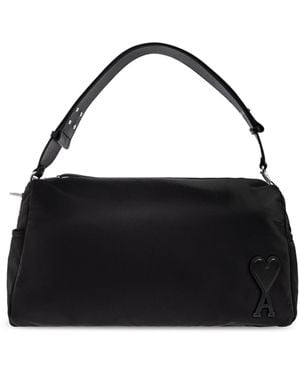 Ami Paris Shoulder Bag - Black