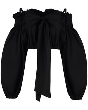 Patou Fashionable Bustier Top - Black