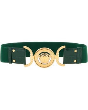 Versace 'Medusa '95' Elastic Belt - Green