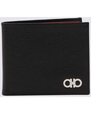 Ferragamo Leather Bifold Wallet - Black