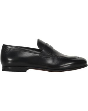 Ferragamo Leather Loafers - Black