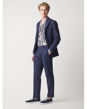 Doppiaa Aabba Printed Overshirt Shirt - Blue