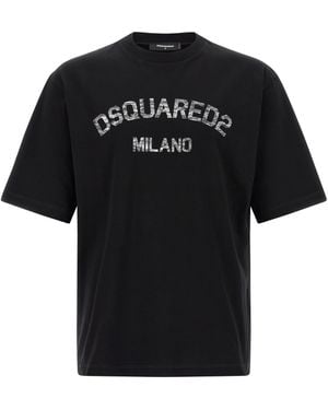 DSquared² Faded Milano T-Shirt - Black