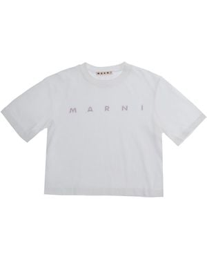 Marni Cotton T-Shirt T-Shirts - White