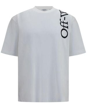 Off-White c/o Virgil Abloh Cotton T-Shirt - Grey