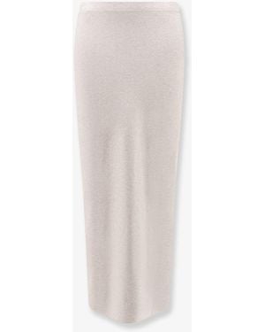 Hevò Skirt Viscose-Blend - White