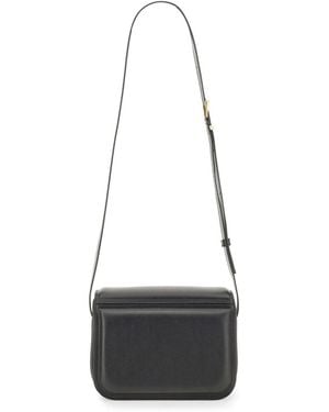 Wandler Medium Oscar Trunk Bag Leather Shoulder - White