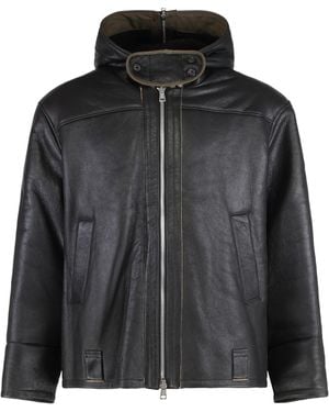 Our Legacy Blizzard Jacket Sheepskin Lamb Skins Leather - Black