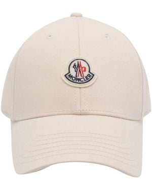 Moncler Logo Baseball Cap - White