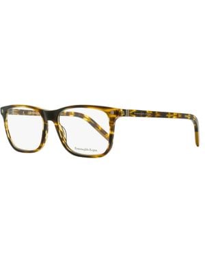 ZEGNA Vicuna Rectangular Eyeglasses Ez5187 053 56Mm Plastic (Acetate) - Black