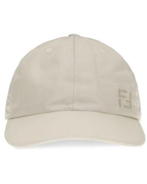 Fendi Nylon Cap (Baseball Hat) - White