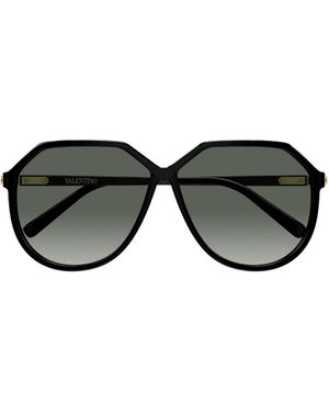 Ottica Lucciola Vg0026S Linea V Logo Bio-Iniettato Sunglasses - Black