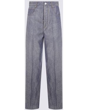 Bottega Veneta And Wool Jeans - Grey