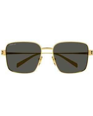 Gucci Gg1937S Linea Name Of Brand Metallo Sunglasses - Brown