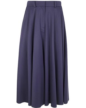 Elisabetta Franchi Long Skirt - Blue