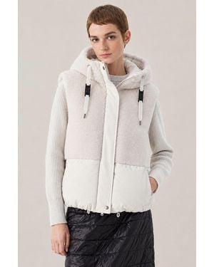 Brunello Cucinelli Cold Mixed Fabric Jacket Clothing - Natural