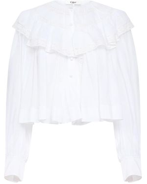 Chloé Shirts Cotone - White