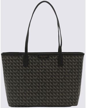 Tory Burch Cotton Ever-Ready Small Tote Bag - Black