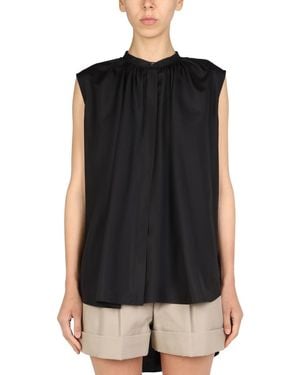 Alexander McQueen Silk Blouse - Black