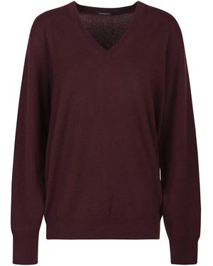 Canessa Cassiopeia V Neck Sweater - Purple