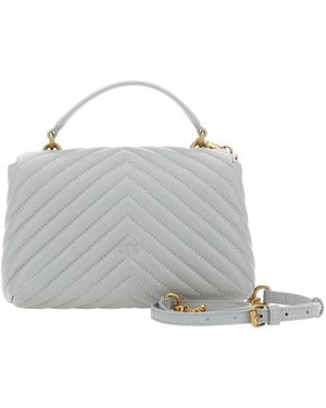 Pinko Shoulder Bag, Leather - Grey