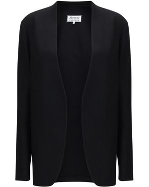 Maison Margiela Minimal Virgin Wool Jacket - Black