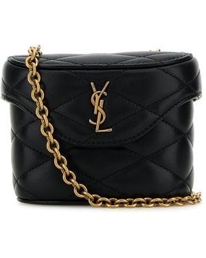 Saint Laurent Ysl Mini June - Black