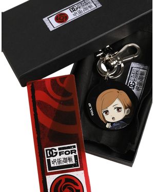 Dolce & Gabbana Kaisen Nobara Kugisaki Charm Metal Keychain Keyring - Black