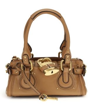 Chloé Paddington Small Shoulder Bag - Metallic