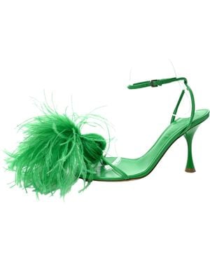 Bottega Veneta Feather Dot Sandals - Green
