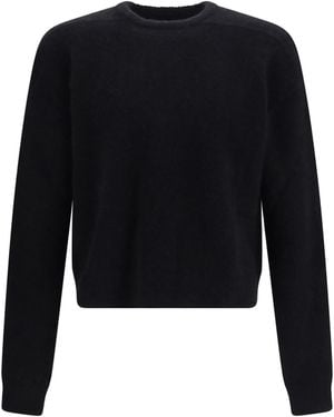 Rick Owens Round Neck Jumper - Black