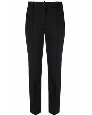 Brunello Cucinelli Cotton Tailored Pants - Black
