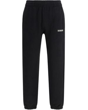 Burberry Cotton Joggers (Workout Pants) - Black