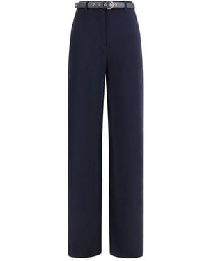Max Mara Triacetate Dress Pants - Blue