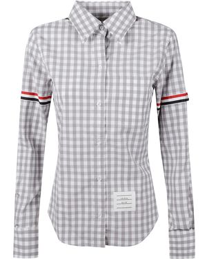 Thom Browne Logo Shirt - White