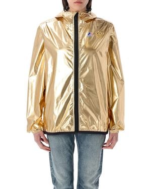 COMME DES GARÇONS PLAY Metallic Packable Hooded K-Way Jacket