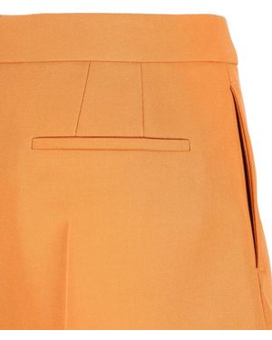 Fendi Shorts Virgin Wool - Orange