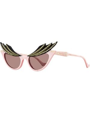 Gucci Hollywood Forever Sunglasses Gg1094S 003 50Mm Plastic (Acetate) - Black