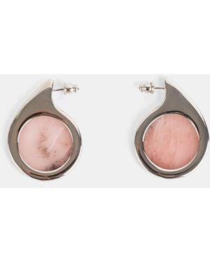 Panconesi Boucles Doreilles Dusk Small En Laiton Rose Jewellery - Pink