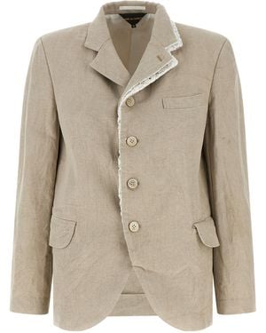 Comme des Garçons Linen Blazer Clothing - Natural