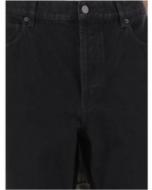Saint Laurent Cotton Trousers Trousers - Black