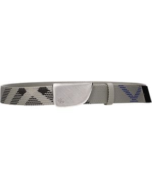 Burberry Fabric Belt - Natural