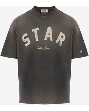Golden Goose Cotton T-Shirt - Black